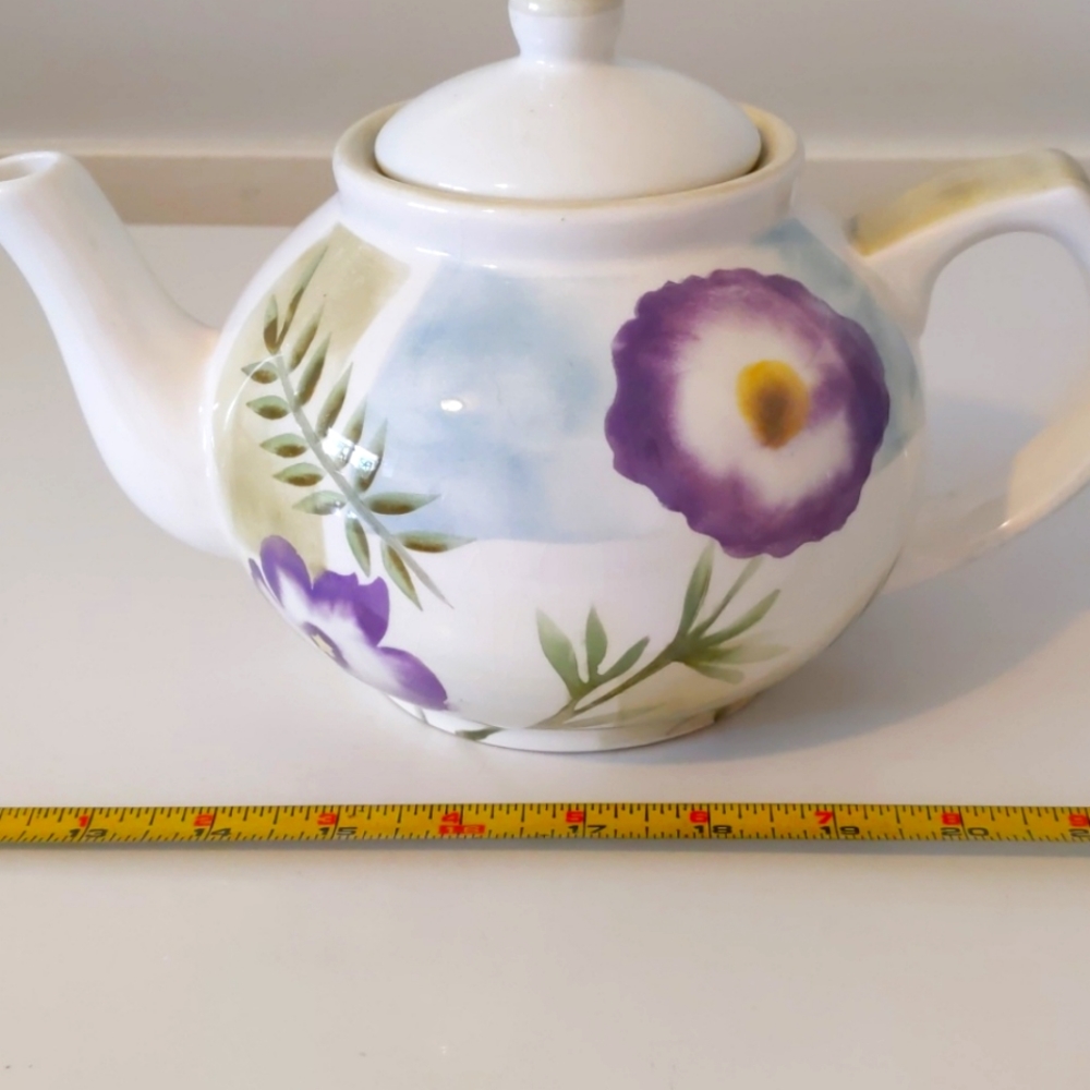 Large "Water Colors" Tea Pot